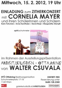 Walter Csuvalas interessante Ausstellung zu Franz Schuhmeier und Zithermusik nach Ottakringer Tradition @SPÖ Ottakring Bezirksorganisation 