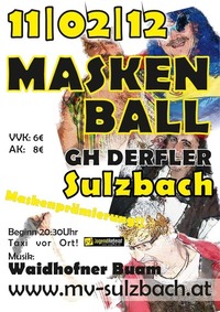 Maskenball@Gasthaus Derfler
