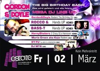 Gordon & Doyle The Big Birthday Bash!@Club Estate