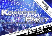 Konfetti Party - White Storm