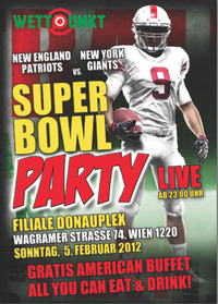 Wettpunkt Super Bowl Party@Wettpunkt Donauplex