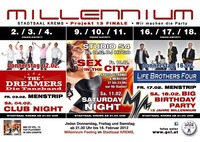 13 Wochen Millennium Feeling - Saturday Night@Stadtsaal Krems