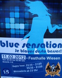 Blue Sensation: Je blauer desto besser!@Festhalle Wiesen