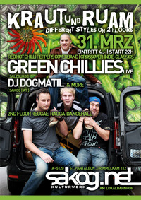 Kraut & Ruam | Green Chilis (Red Hot Chili Peppers Cover Band)l@Kulturwerk Sakog