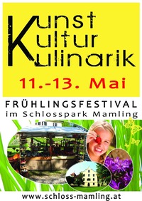 Kunst, Kultur, Kulinarik - Frühlingsfestival@Schloss Mamling