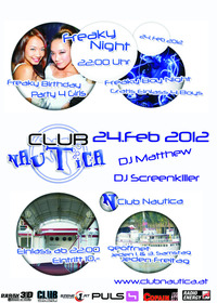 Freaky Boys Night@CLUB Nautica - ehem. Clubschiff Wien