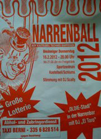 Narrenball Schlums 2012@Sportzentrum Kastelbell/Schlums