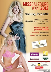 Wahl der Miss Salzburg 2012@Autoitalia