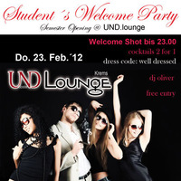 Student's Welcome Party@Und Lounge