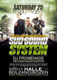 SUD SOUND SYSTEM+PROMENADE@ONE BEAT SUPERSTAR 2012-HALLE 28 (BZ)@Halle 28