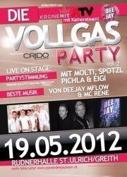 Vollgasparty Vol.2 mit Molti, Spotzl, Pichler & Eigi inkl. ATV Kamerateam!