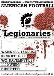 Carnuntum Legionaries vs. Vienna Warlords@Ravelin Football Zentrum