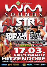 WM-Sounds Tourautakt mit Dirty Impact & City Angels@Kirschenhalle