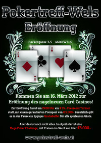 Eröffnung Pokertreff Wels@Pokertreff Wels