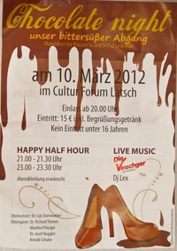 Chocolate Night- Maturaball der 5A u. 5C Leso Mals@Cultur Forum