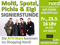 Molti, Spotzl, Pichla & Eigi - Signierstunde@Shopping Nord