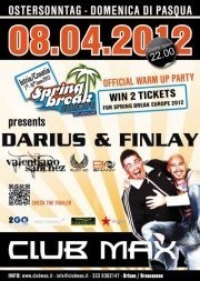  DARIUS & FINLAY  Club Max  official SPRING BREAK EUROPE Warm Up 2012 @Club Max