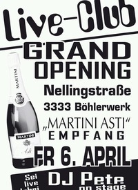 Grand Opening Live Club 