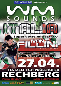 WM-Sounds Italia mit Star-DJ Ivan Fillini