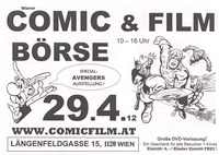 Comic & Film Börse - Avengers Special@Berufsschule Längenfeldgasse