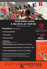 Summer Opening Kletterkompetenzzentrum@Camp Sibley