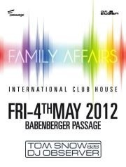 Club Fusion presents Family Affairs@Babenberger Passage