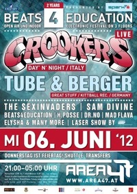 2 Jahre Beats4Education with CROOKERS@Area 47