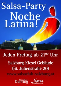 Noche Latina - Die Salsa Party@Salsaclub Salzburg