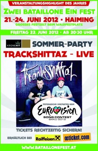 Kronehit Sommer Party  Trackshittaz live on stage@Eventzelt