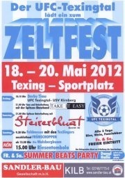 Zeltfest des UFC Texingtal@Sportplatz Texing