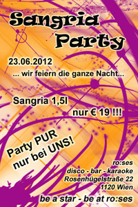 Sangria Party Night@Club Ro:ses disco-bar-karaoke