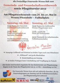 Gemeindewettbewerb- und Pfingstturnier 2012@Sportplatz