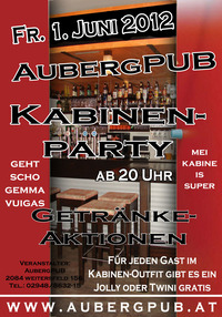 Kabinenparty@AubergPUB