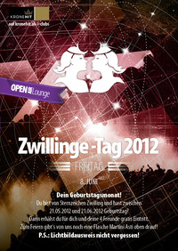 Zwillinge-Tag 2012@jaxx! Partyclub