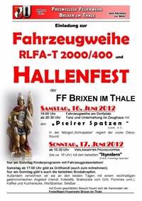 Hallenfest FF Brixen@FF Brixen im Thale