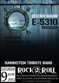 Eisermann (Rammstein Tribute - IT) + Support + DJ@Rocknroll Bolzano