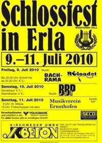 Schlossfest in Erla 2012 mit Musikheimeröffnung@Schlosspark Erla