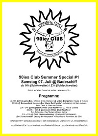 90ies Club  Summer Special #1@Badeschiff