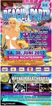 Openair Beachparty@Horn Areal am Zürichsee