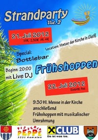 Strandparty Vol. 2 in Gleiß @Hinter der Schule in Gleiß