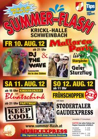 Summer-Flash 2012@Krickl-Halle