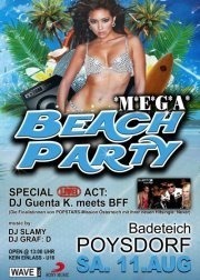 Mega Beachparty@Badeteich