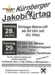 Kürnberg Jakobi Kirtag 2012 - Warm Up@kuernberg