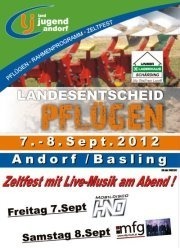 Pflügerzeltfest beim Landesackern z'Andorf@Andorf