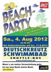 Beach Party@Schwimmbad