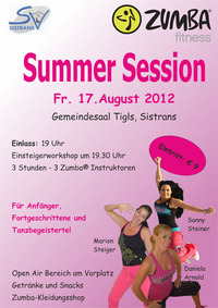 Zumba Summer Session@Gemeindesaal Tigls