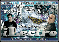 iLectro mit Dj Steve H + Gordon & Doyle