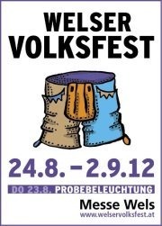 Welser Volksfest - Probebeleuchtung@Messegelände Wels