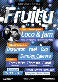 Fruity - tasty techno music@Loft Graz