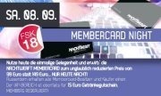 Membercard Night (FSK 18)